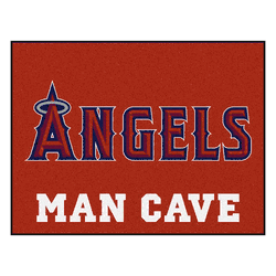 Los Angeles Angels Man Cave All-Star Rug - 34 in. x 42.5 in.