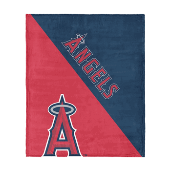 Los Angeles Angels MLB Halftone Silk Touch Throw Blanket 46x60 inches