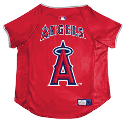 Los Angeles Angels of Anaheim Pet Stretch Jersey  - Large