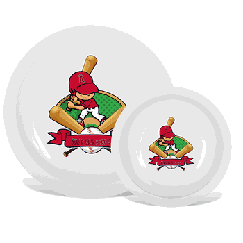 Los Angeles Angels Plate & Bowl Set