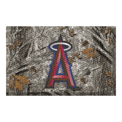 Los Angeles Angels Rubber Scraper Door Mat Camo