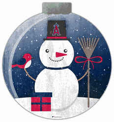 Los Angeles Angels Snowglobe 12in Wall Art