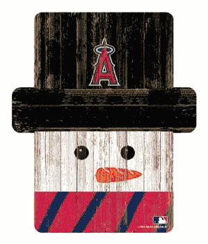 Los Angeles Angels Snowman Ornament