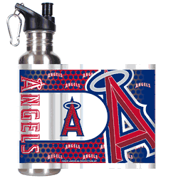 Los Angeles Angels Stainless Steel Water Bottle with Hi-Def Metallic Graphics