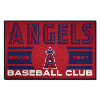 Los Angeles Angels Starter Mat Accent Rug - 19in. x 30in., Uniform Design