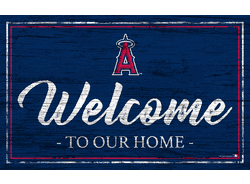 Los Angeles Angels Team Color Welcome 11x19 Sign