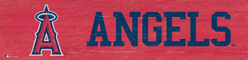 Los Angeles Angels Team Name 6x24 Sign