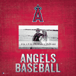 Los Angeles Angels Team Name Frame 10"x10"