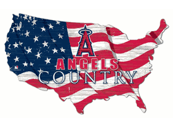 Los Angeles Angels USA Shape Flag Cutout