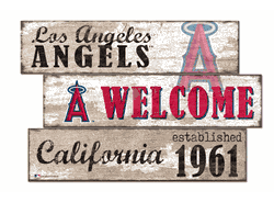 Los Angeles Angels Welcome 3 Plank