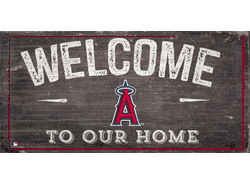 Los Angeles Angels Welcome Distressed Sign