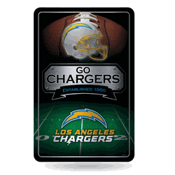 Los Angeles Chargers  11" x 17" Home Decor Sign