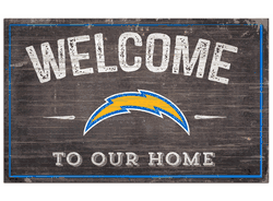 Los Angeles Chargers 11x19 Welcome to our Home Sign