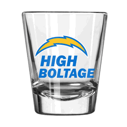 Los Angeles Chargers 2oz High Boltage Shot Glass