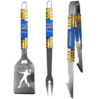 Los Angeles Chargers 3 pc Tailgater BBQ Tools