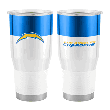 Los Angeles Chargers 30oz Colorblock Stainless Tumbler