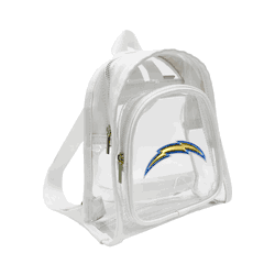 Los Angeles Chargers 3D Logo Clear Mini Backpack