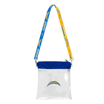 Los Angeles Chargers 3D Logo Clear Satchelette