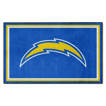 Los Angeles Chargers 4ft. x 6ft. Plush Area Rug