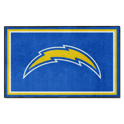 Los Angeles Chargers 4ft. x 6ft. Plush Area Rug