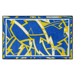 Los Angeles Chargers 4ft. x 6ft. Plush Area Rug XFIT Design