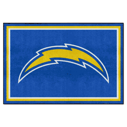 Los Angeles Chargers 5ft. x 8 ft. Plush Area Rug