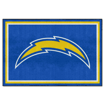 Los Angeles Chargers 5ft. x 8 ft. Plush Area Rug