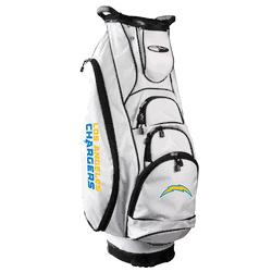 Los Angeles Chargers Albatross Golf Cart Bag - White