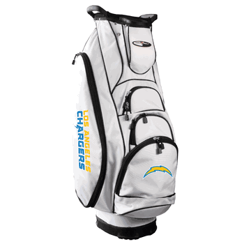 Los Angeles Chargers Albatross Golf Cart Bag - White