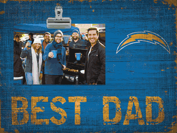 Los Angeles Chargers Best Dad Clip Frame