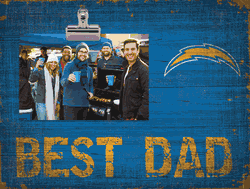 Los Angeles Chargers Best Dad Clip Frame