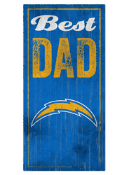 Los Angeles Chargers Best Dad Sign