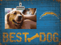 Los Angeles Chargers Best Dog Clip Frame