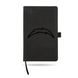Los Angeles Chargers Black - Primary Laser Engraved Small Notepad