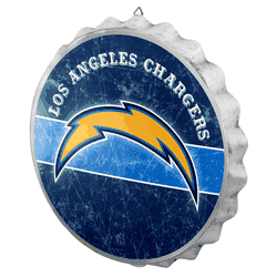 Los Angeles Chargers Bottle Cap Sign