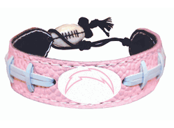 Los Angeles Chargers Bracelet Pink Football CO