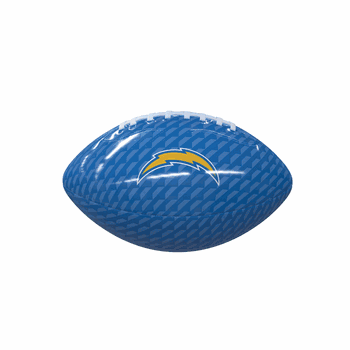 Los Angeles Chargers Carbon Fiber Mini-Size Glossy Football