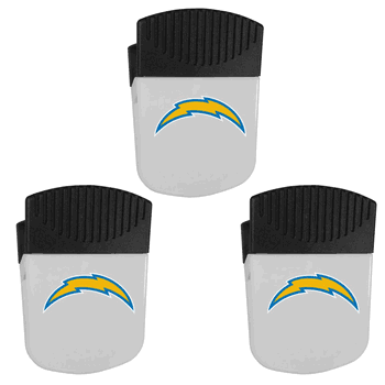 Los Angeles Chargers Chip Clip Magnets, 3pk