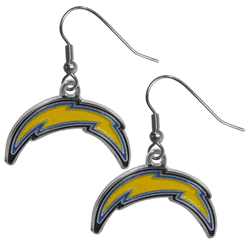 Los Angeles Chargers Chrome Dangle Earrings