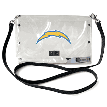 Los Angeles Chargers Clear Envelope Purse STRAP