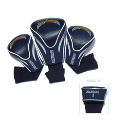 Los Angeles Chargers Club 3 Piece Contour Headcover Set