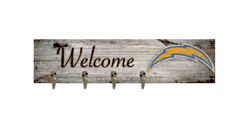 Los Angeles Chargers Coat Hanger 6x24