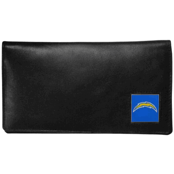 Los Angeles Chargers Deluxe Leather Checkbook Cover