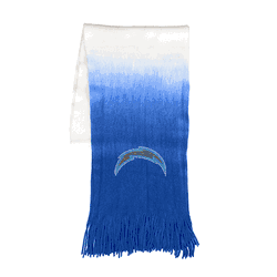Los Angeles Chargers Dip Dye Scarf Navy