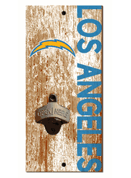 Los Angeles Chargers Distressed Bottle Opener