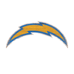 Los Angeles Chargers Distressed Logo Cutout Sign