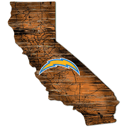 Los Angeles Chargers Distressed State with Logo