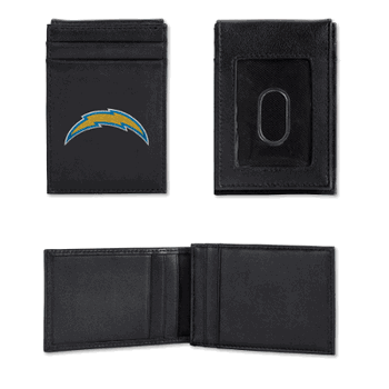Los Angeles Chargers  Embroidered Front Pocket Wallet - Slim/Light Weight