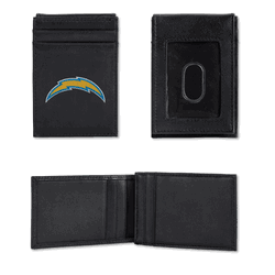 Los Angeles Chargers  Embroidered Front Pocket Wallet - Slim/Light Weight