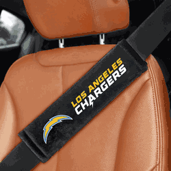 Los Angeles Chargers Embroidered Seatbelt Pad - 2 Pieces